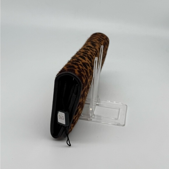 Dolce & Gabbana Unborn Calf Leopard Long Bifold Wallet - Picture 5 of 5